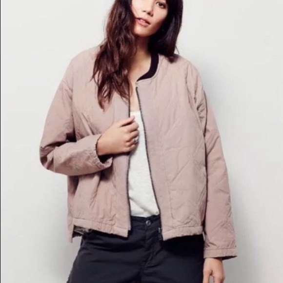 Free people thin quilted bomber jacket - Picture 1 of 4